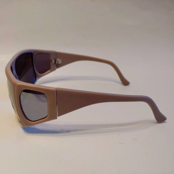 (NWT) Vintage 90's Wrap Around Sun Shield Sport Sunglasses (M.Gray) - Picture 2 of 4